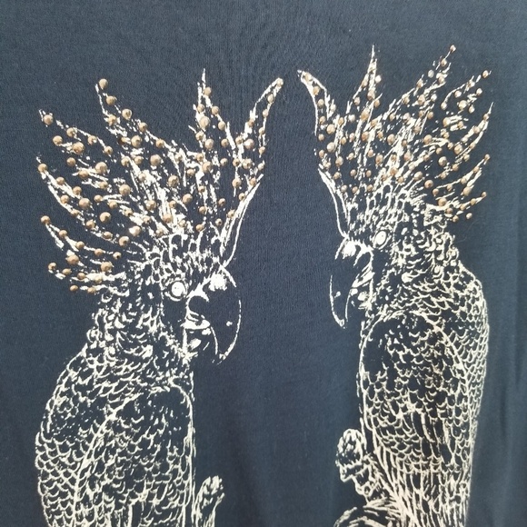 Luigi Bertolli weekend embelished cotton T shirt - Picture 2 of 7